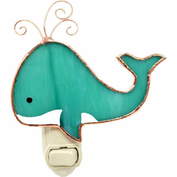 Gift Essentials Whimsical Whale Stained Glass Nightlight GE294